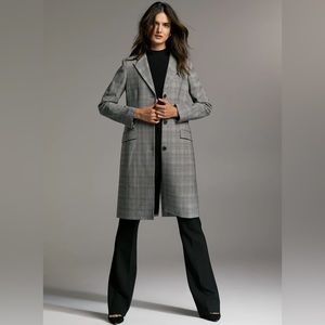 Aritzia Babaton Trent Coat Jacket - Glencheck